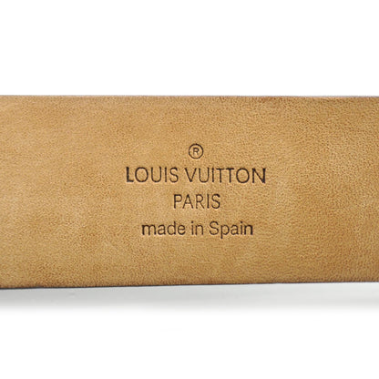 Louis Vuitton Monogram LV Paris Buckle Belt Gold 80 32 4 of 5