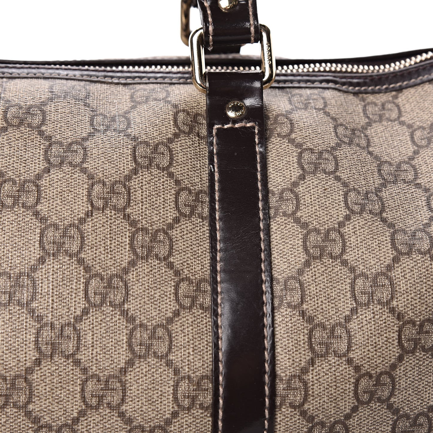 GG Plus Monogram Medium Joy Boston Dark Brown