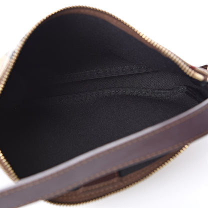 Burberry Haymarket Check Pochette Chocolate 5 of 10