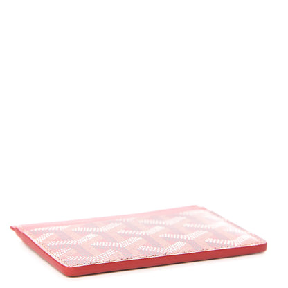 Goyard Goyardine Saint Sulpice Card Holder Red 4 of 7