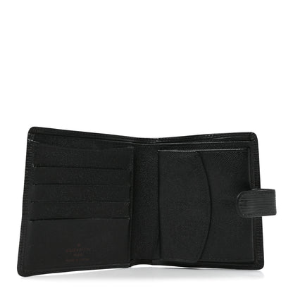 Louis Vuitton Epi Porte-Billets Compact Wallet Black 5 of 6