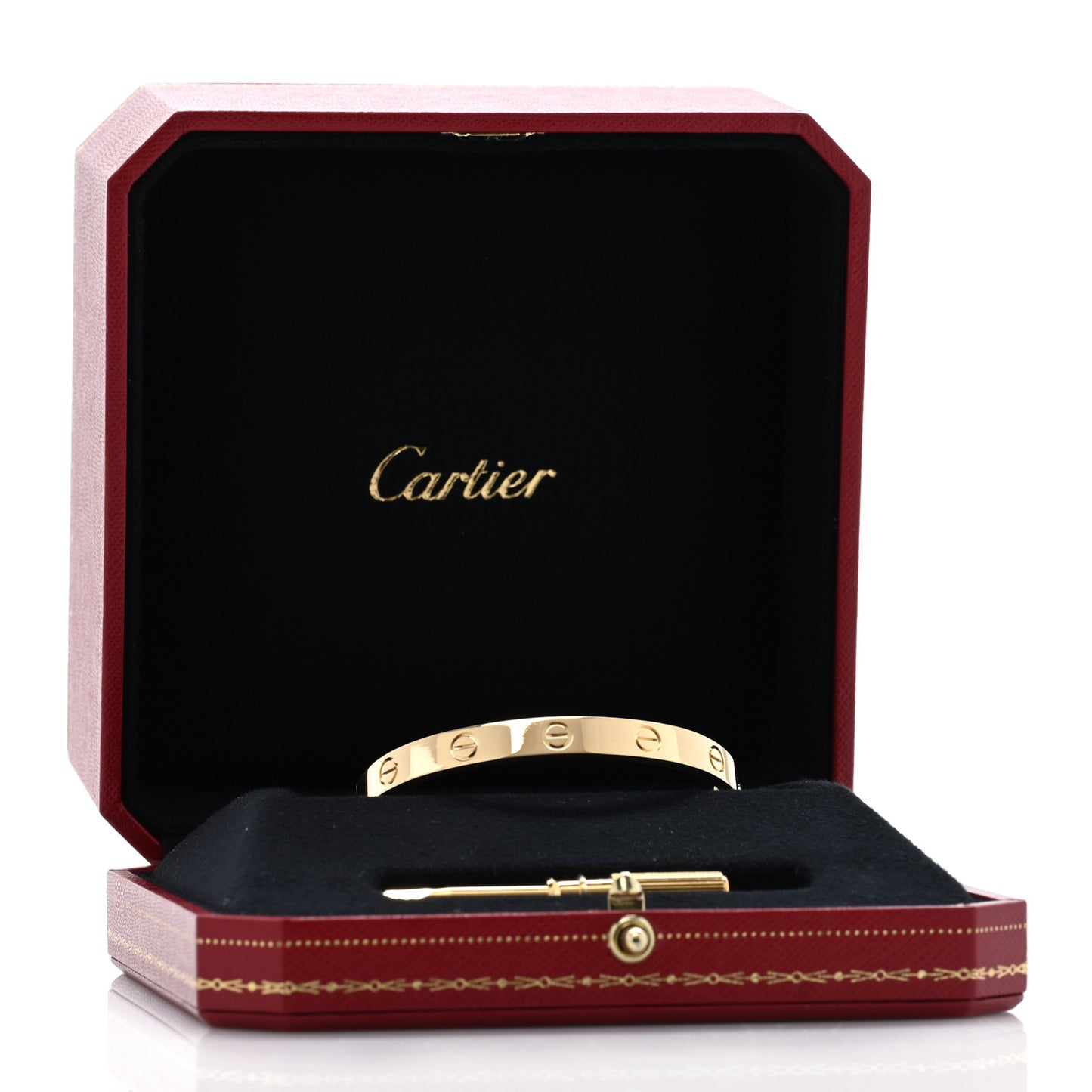 18K Yellow Gold Love Bracelet 16