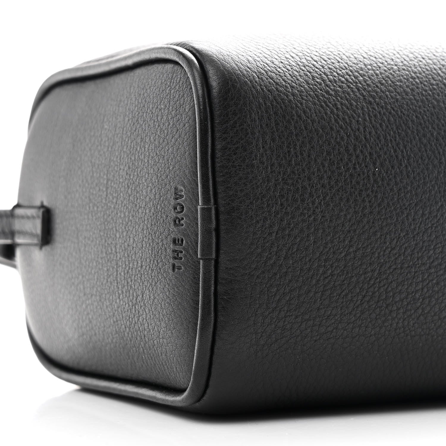 The Row Grained Calfskin 90's Bag Black 7 of 8