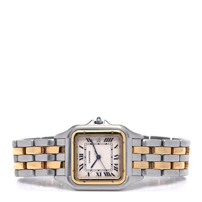Cartier Stainless Steel 18K Yellow Gold 29mm Panthere Quartz Watch 2 of 4