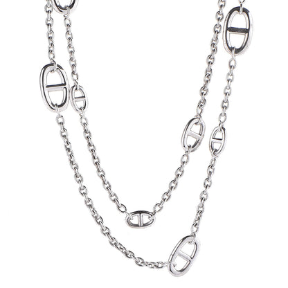 Hermes Sterling Silver Farandole Necklace 120 1 of 5