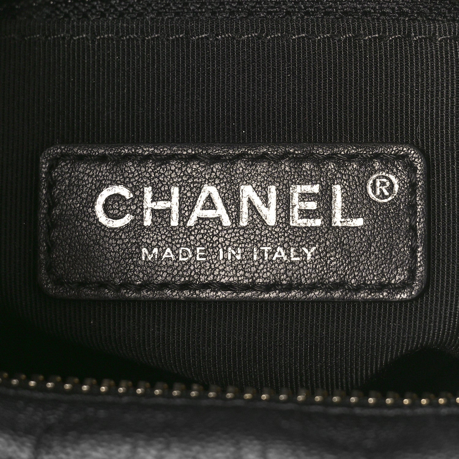 Chanel Patent Goatskin Quilted Small Gabrielle Hobo Black 6 of 8