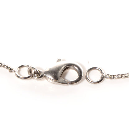 Chanel Crystal Baguette CC Necklace Silver 5 of 7