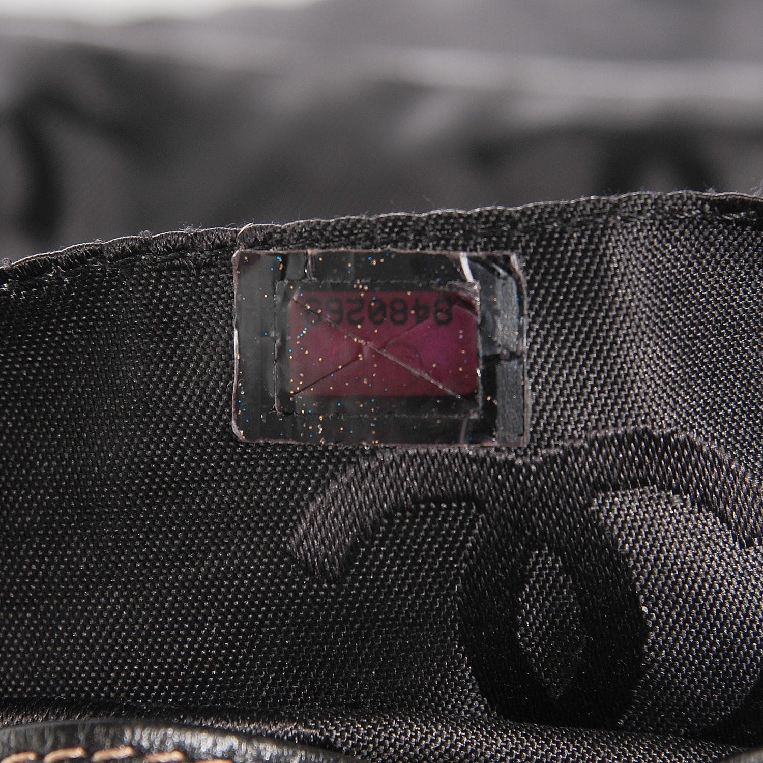 Chanel Calfskin CC Drawstring Bucket Bag Black 7 of 7