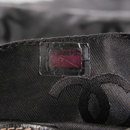 Chanel Calfskin CC Drawstring Bucket Bag Black 7 of 7