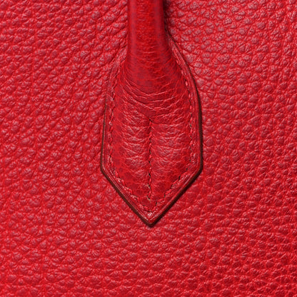 Hermes Buffle Skipper Birkin 35 Rouge Vif 12 of 43