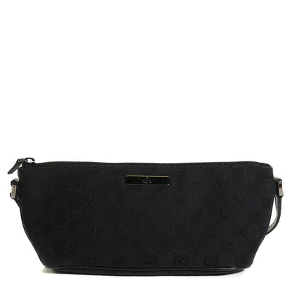 Gucci Monogram Boat Pochette Black 1 of 7