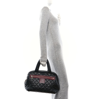 Chanel Lambskin COCO Cocoon Bowler Black 2 of 10