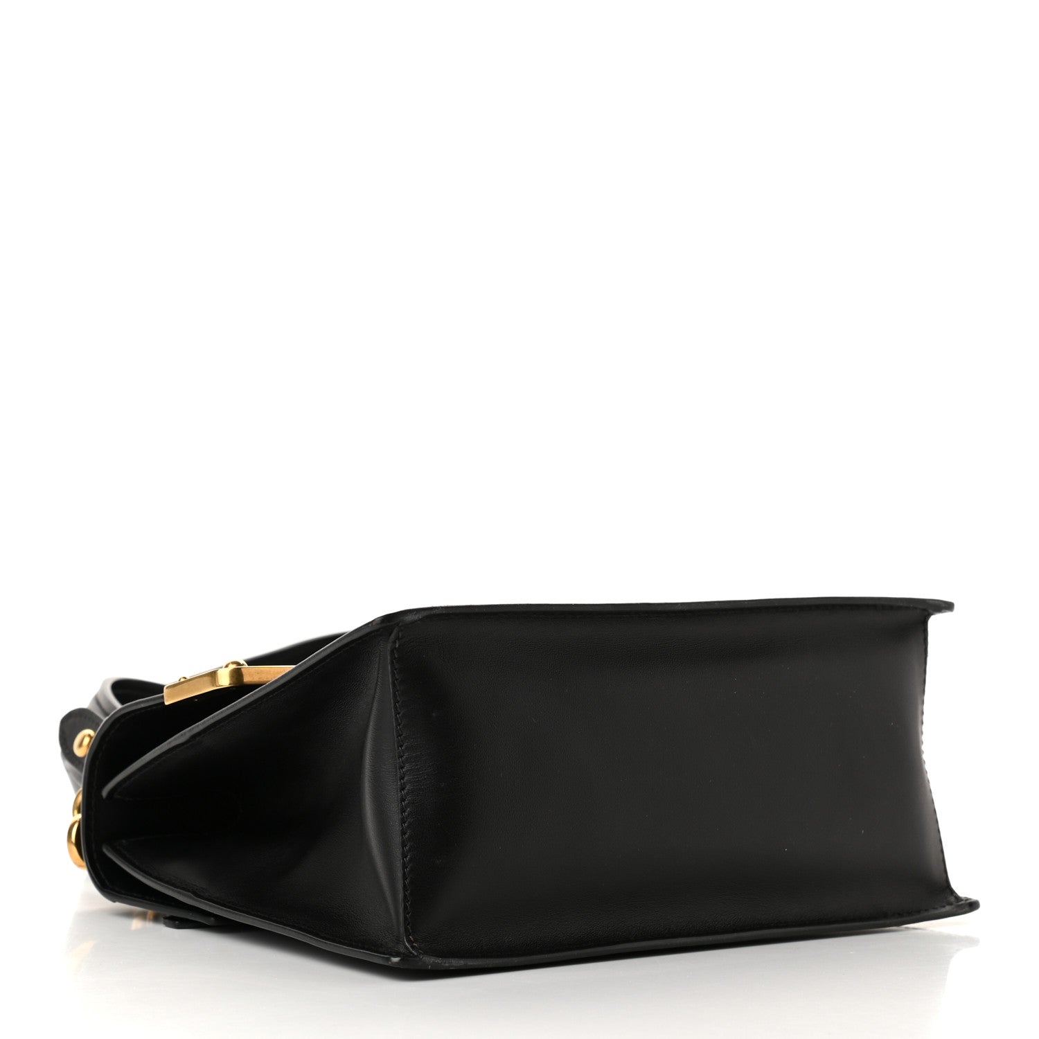 Prada City Calfskin Saffiano Cahier Top Handle Bag Black 4 of 9