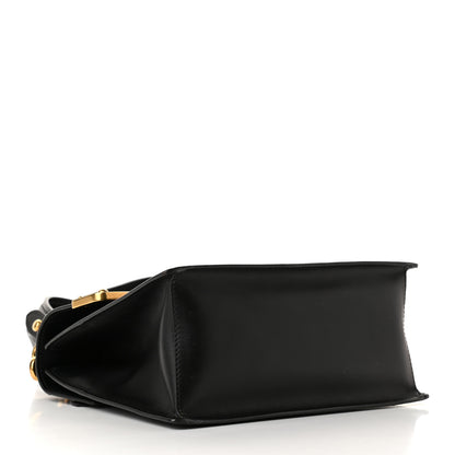 Prada City Calfskin Saffiano Cahier Top Handle Bag Black 4 of 9