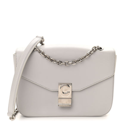 Celine Shiny Calfskin Medium C Bag Pale Grey 1 of 10