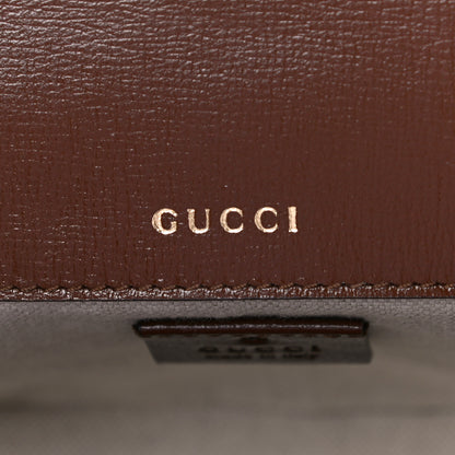 Gucci GG Supreme Monogram Web Mini Horsebit 1955 Shoulder Bag Beige Brown Sugar 6 of 14