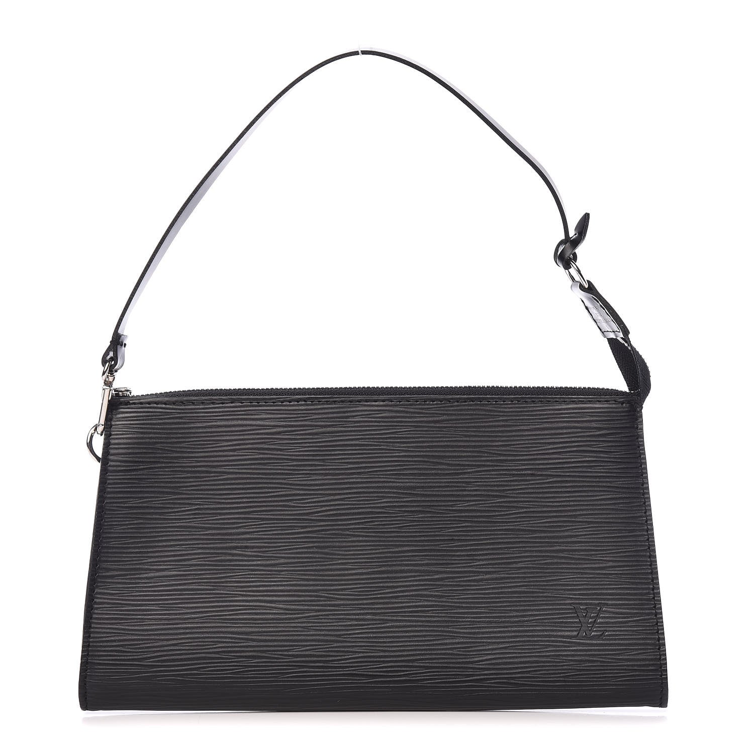 Louis Vuitton Epi Pochette Accessories 24 Black 1 of 10