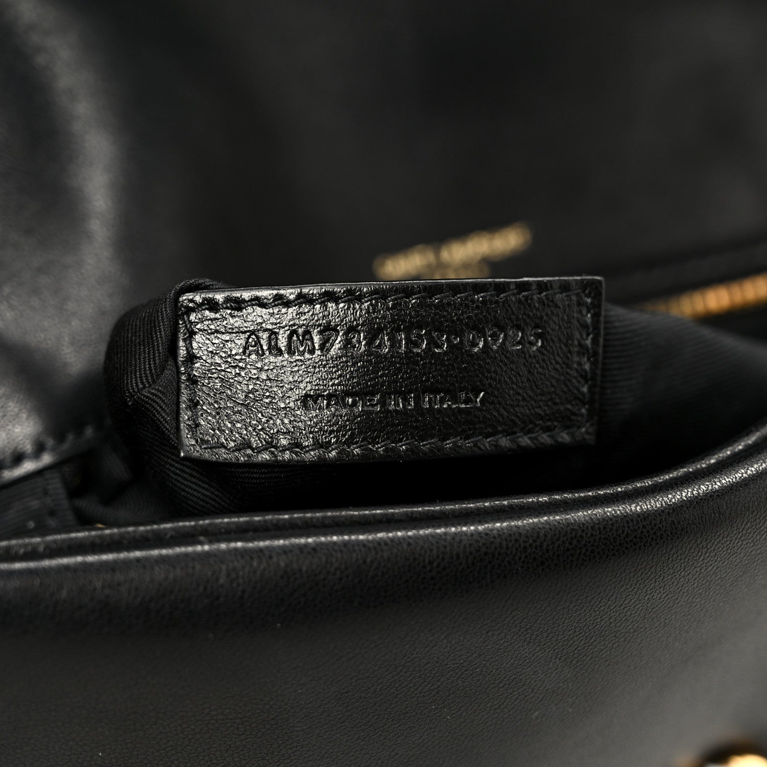 Saint Laurent Plunged Lambskin Calypso Black 8 of 11