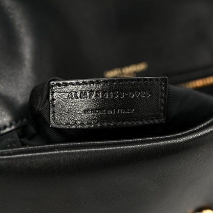 Saint Laurent Plunged Lambskin Calypso Black 8 of 11