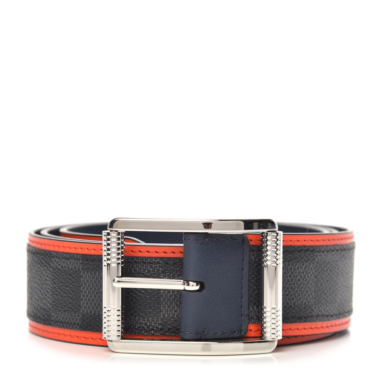 Louis Vuitton Damier Graphite 40mm Reverso Belt 100 40 1 of 5