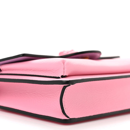 Versace Grained Calfskin La Medusa Crossbody Bag Pink 8 of 10