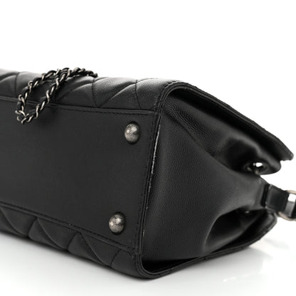 Chanel Caviar Quilted Small CC Bucket Bag Black 10 of 14