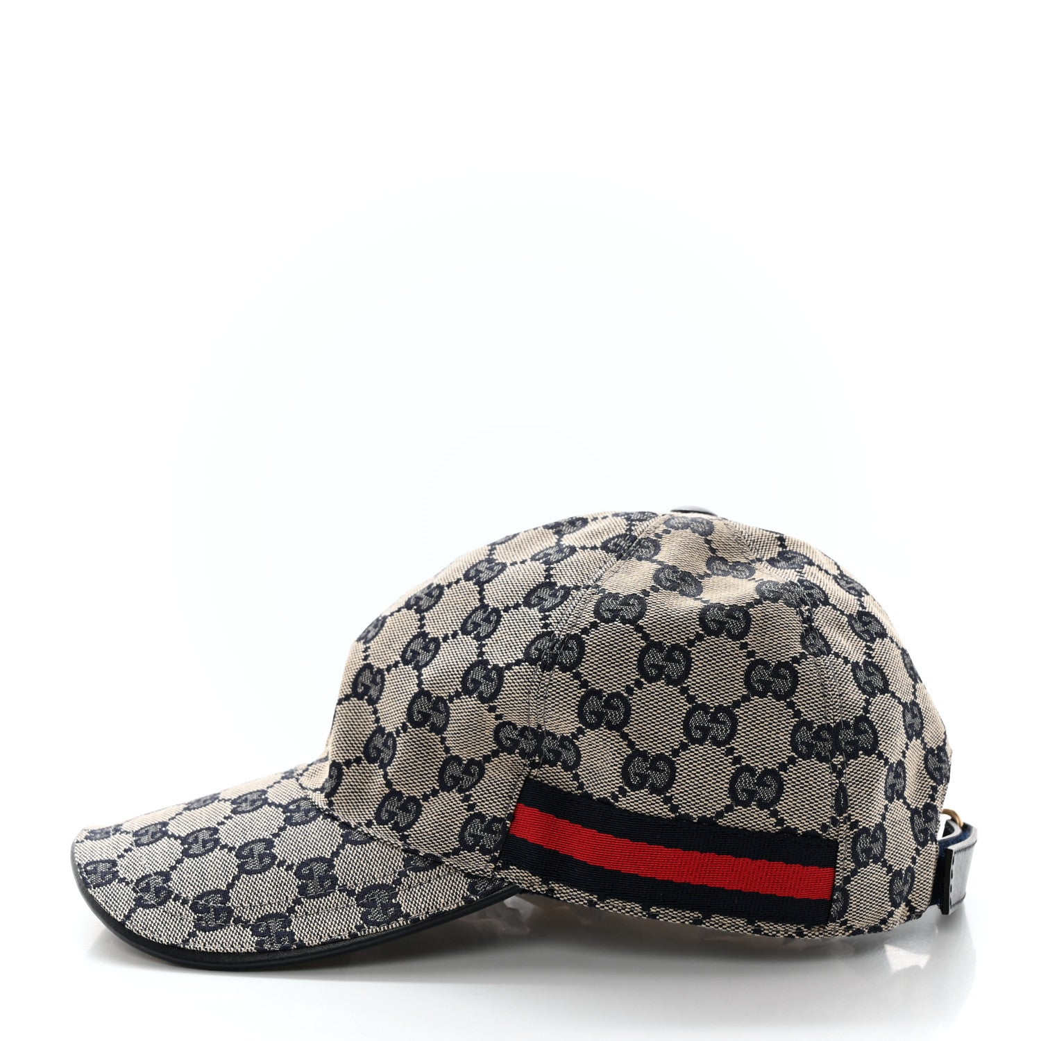 Gucci Monogram Web Baseball Hat M Beige Blue 4 of 8