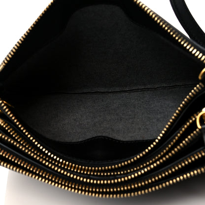 Celine Lambskin Small Trio Crossbody Bag Black 5 of 11