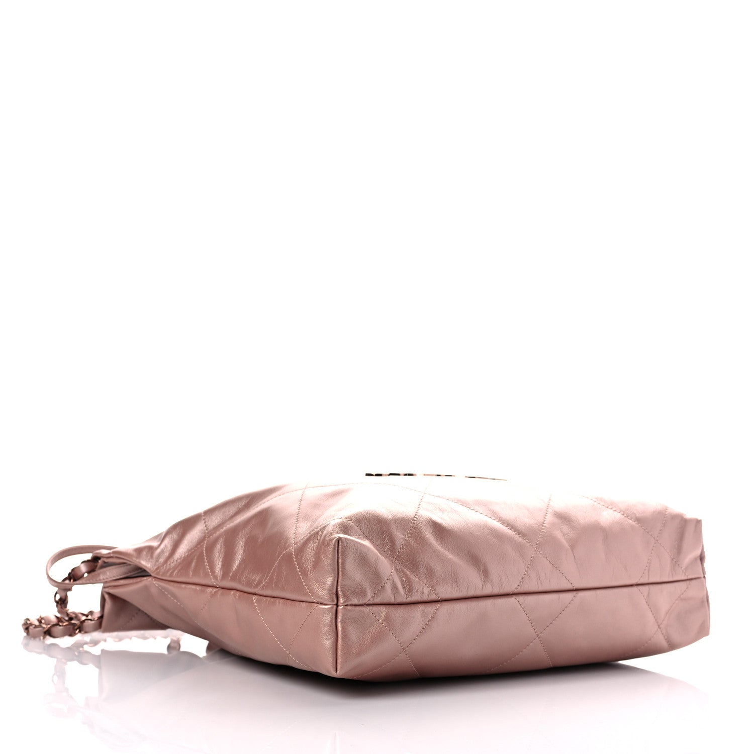 Chanel Metallic Calfskin Quilted Small Chanel 22 Pink 5 of 12