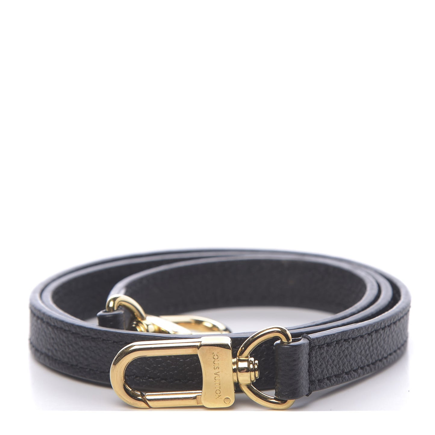 Calfskin 12mm Adjustable Shoulder Strap Black