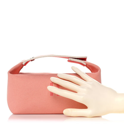 Hermes Canvas Small Bride-A-Brac Pouch Goyave 2 of 10