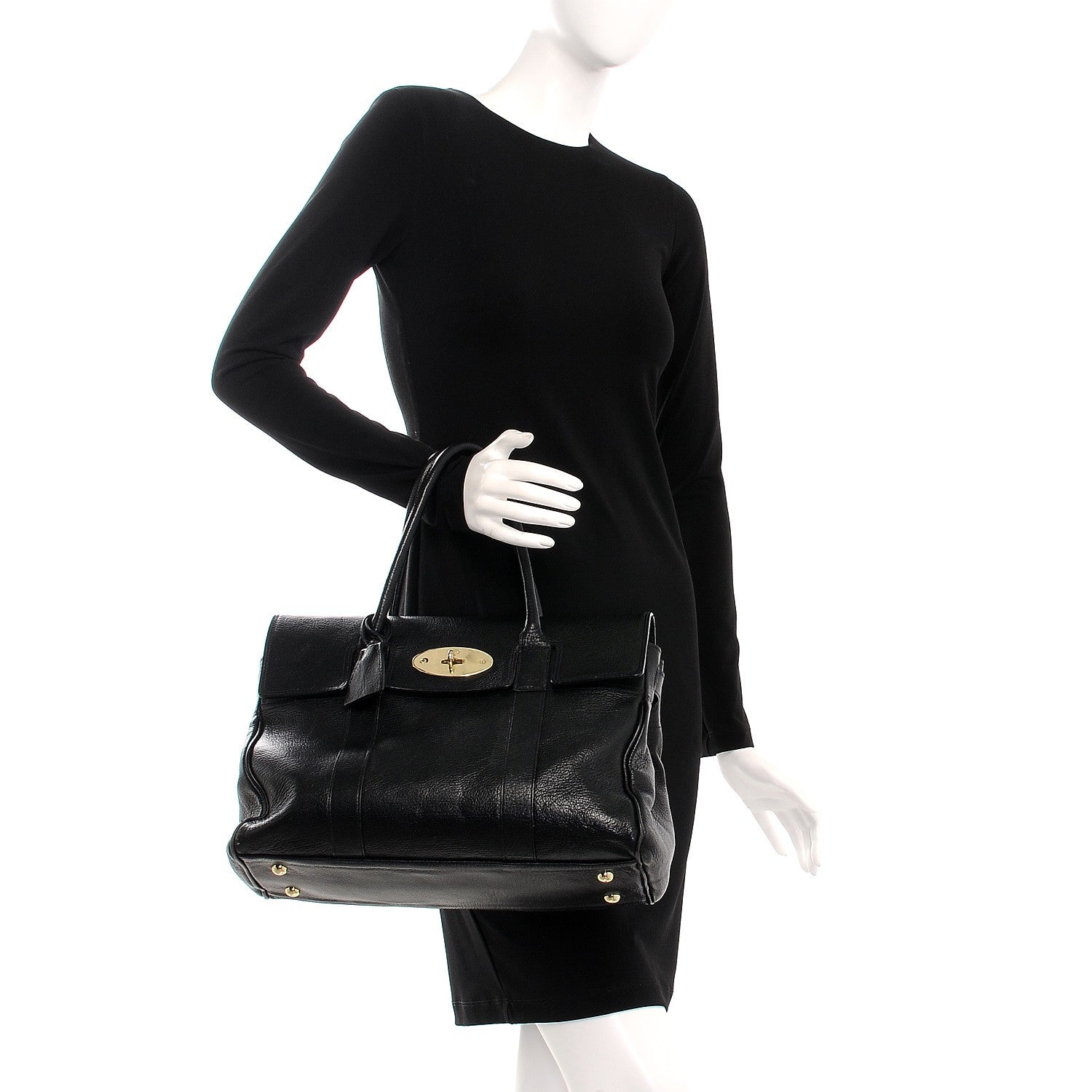 Mulberry Glossy Goat Bayswater Black 2 of 19