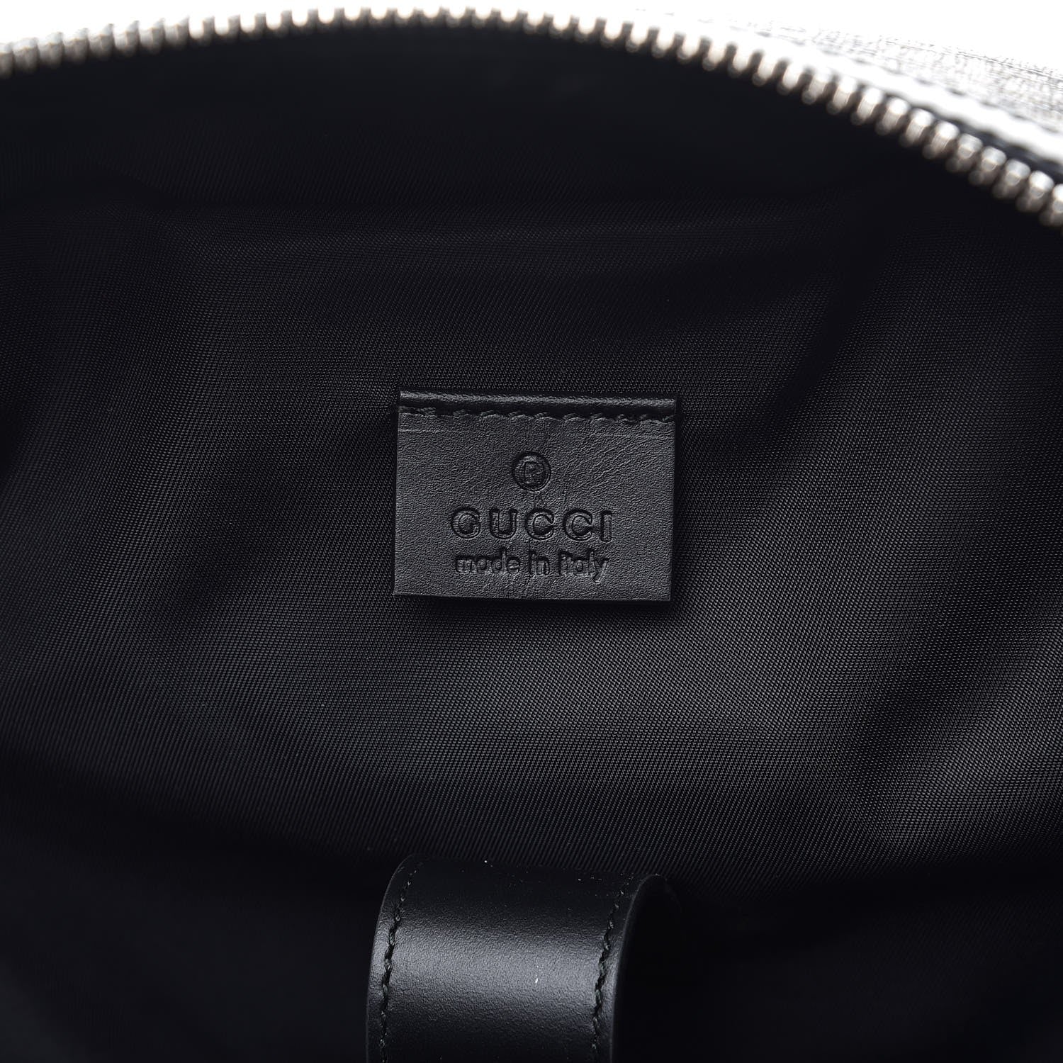 Gucci GG Supreme Monogram Web Dome Backpack Black 6 of 8