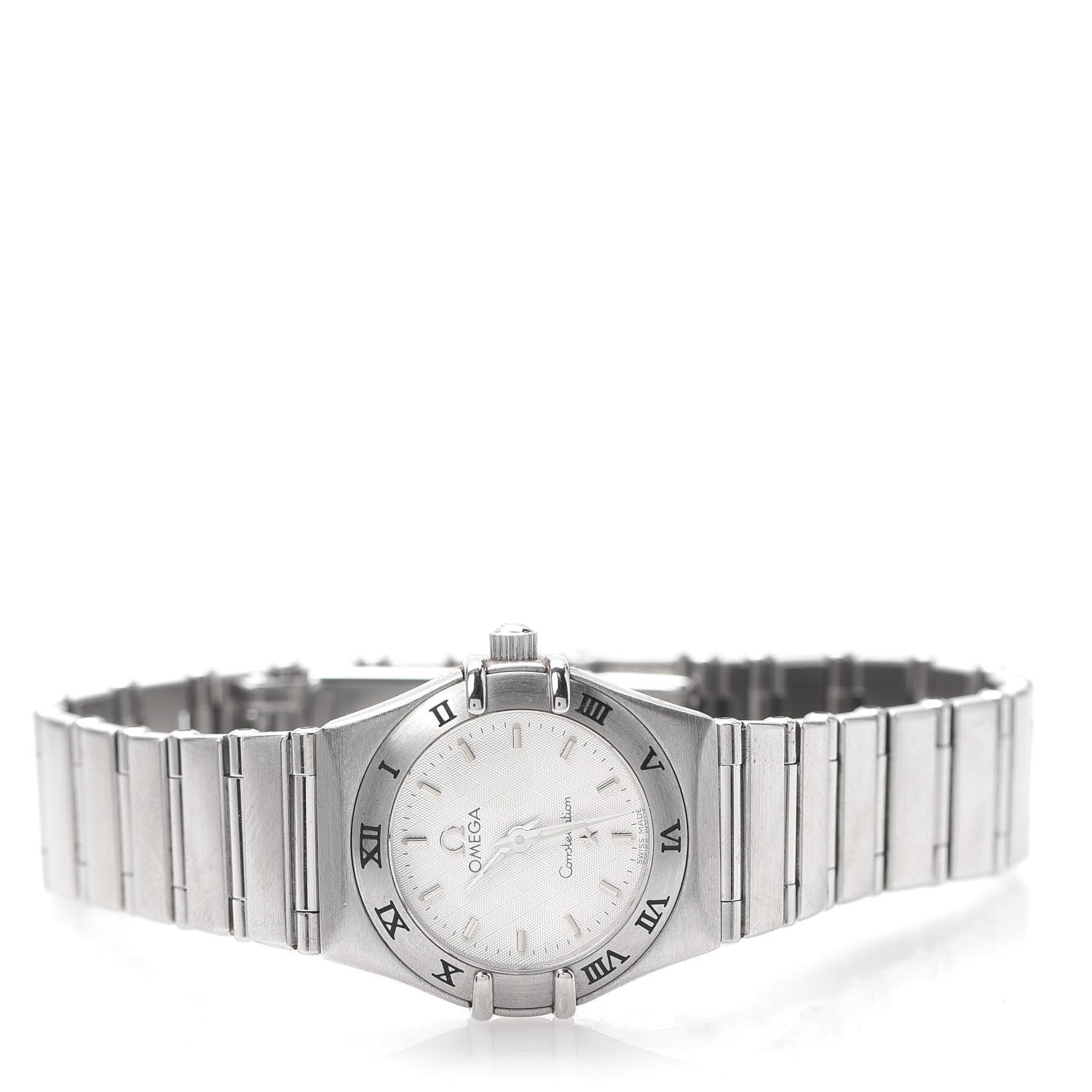 Omega Stainless Steel 22mm Constellation Quartz Watch White 1562.30 2 of 6