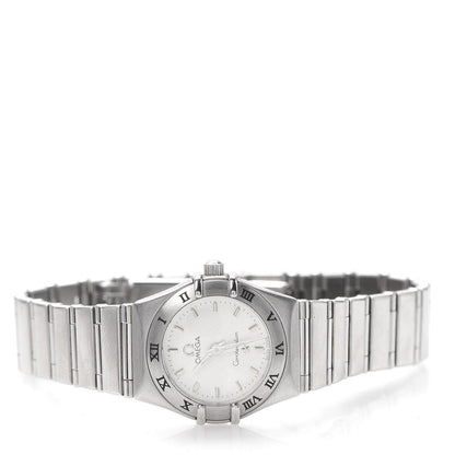 Omega Stainless Steel 22mm Constellation Quartz Watch White 1562.30 2 of 6