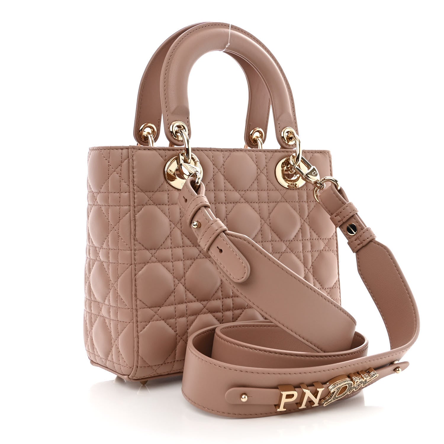 Christian Dior Lambskin Cannage Small My ABC Dior Lady Dior Blush 3 of 11