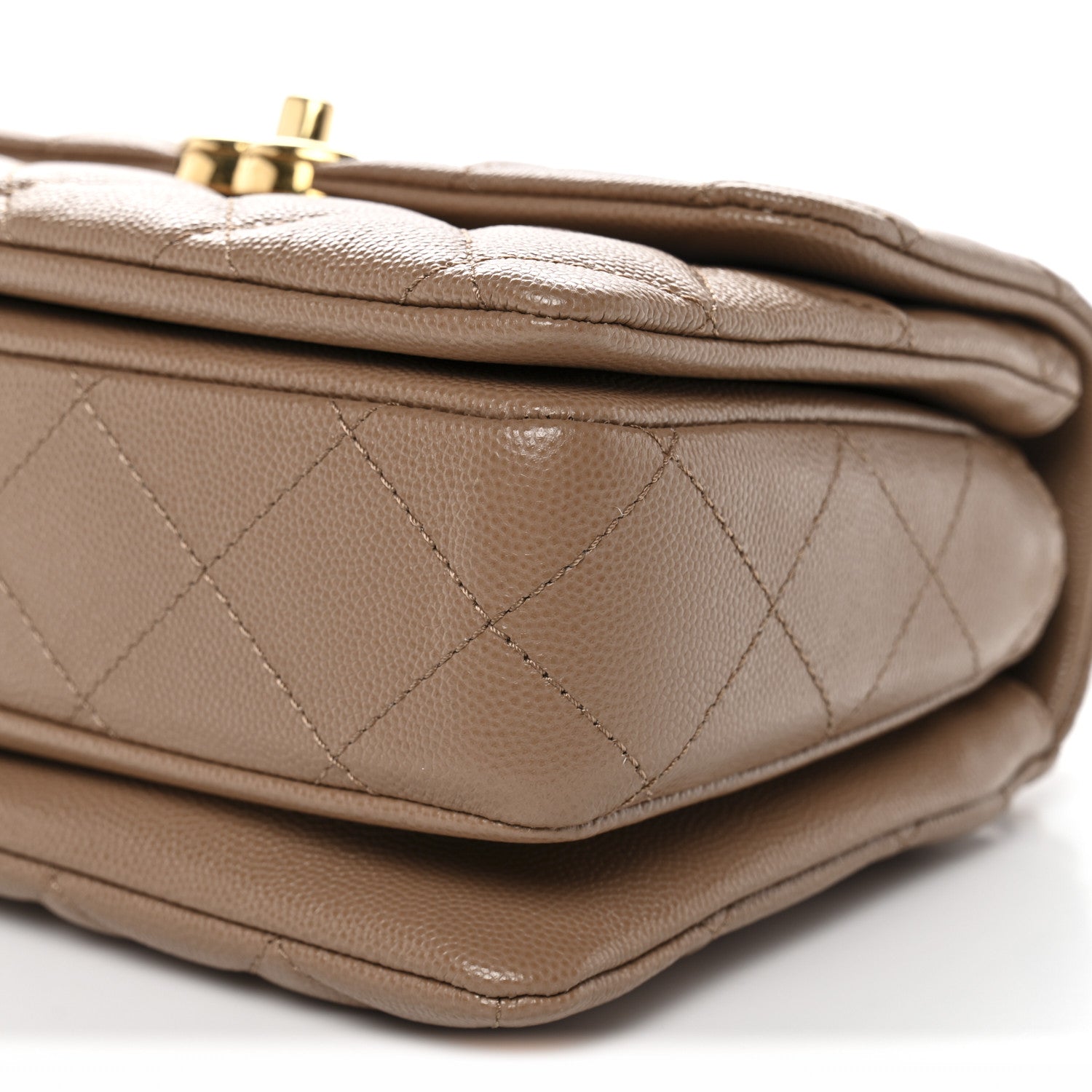 Chanel Caviar Quilted Mini Coco First Flap Beige 10 of 10