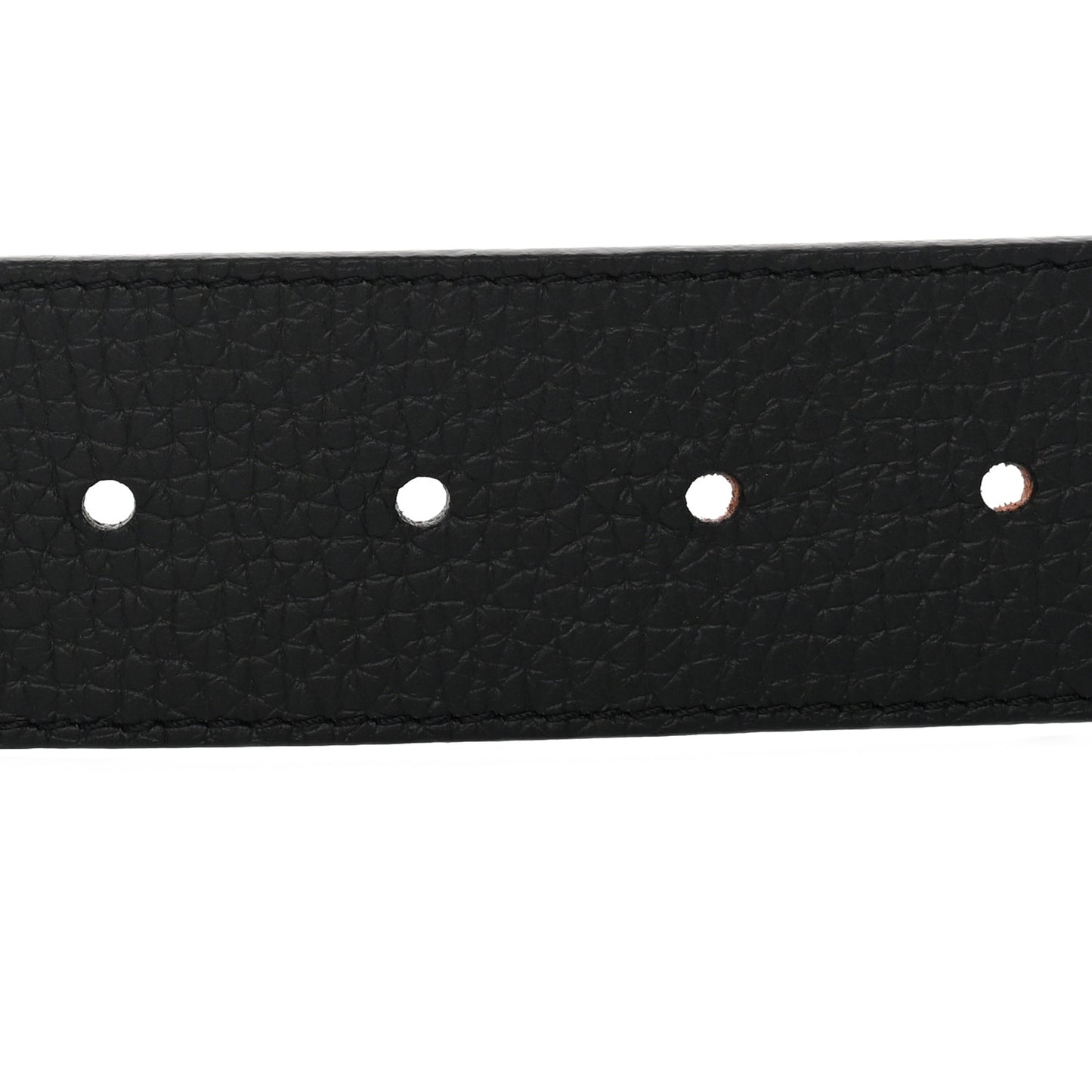 Taurillon Calfskin 30mm LV Initiales Reversible Belt 100 40 Black