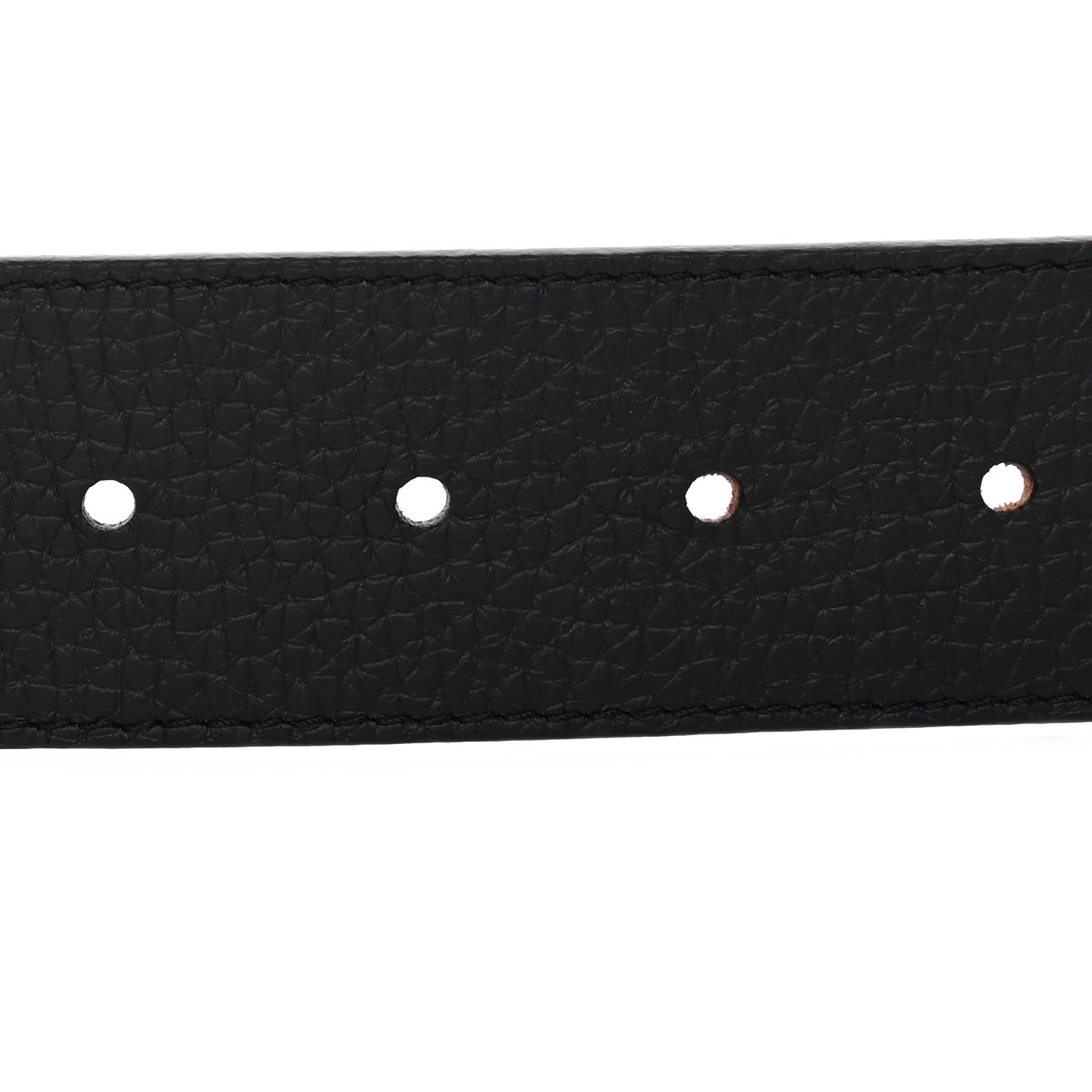 Louis Vuitton Taurillon Calfskin 30mm LV Initiales Reversible Belt 100 40 Black 3 of 6