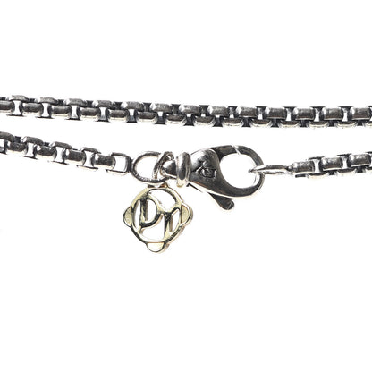 David Yurman Sterling Silver 14K Yellow Gold 2.7mm Box Chain Necklace 72" 4 of 5