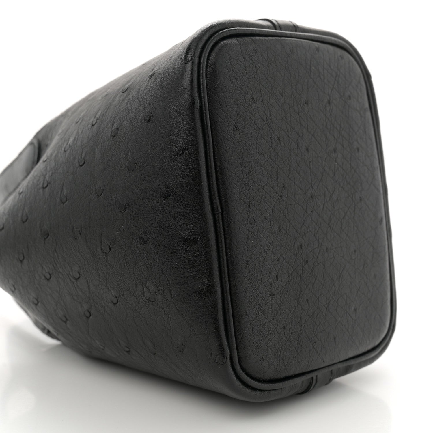 Hermes Ostrich Micro Picotin Lock Black 9 of 12