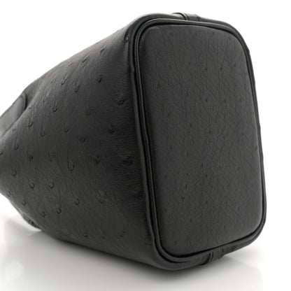 Hermes Ostrich Micro Picotin Lock Black 9 of 12