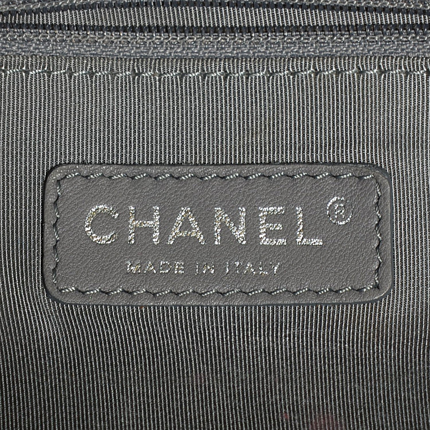 Chanel Nylon Quilted Tweed on Stitch Medium Bubble Flap Blue 15 of 16
