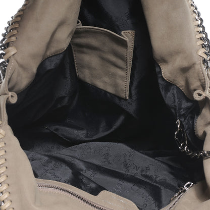 Stella McCartney Faux Suede Fringe Falabella Tote Taupe 5 of 9