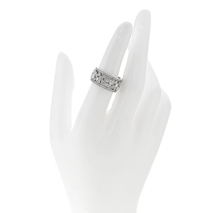 Tiffany Platinum Diamond Cobblestone Band Ring 51 5.75 2 of 5