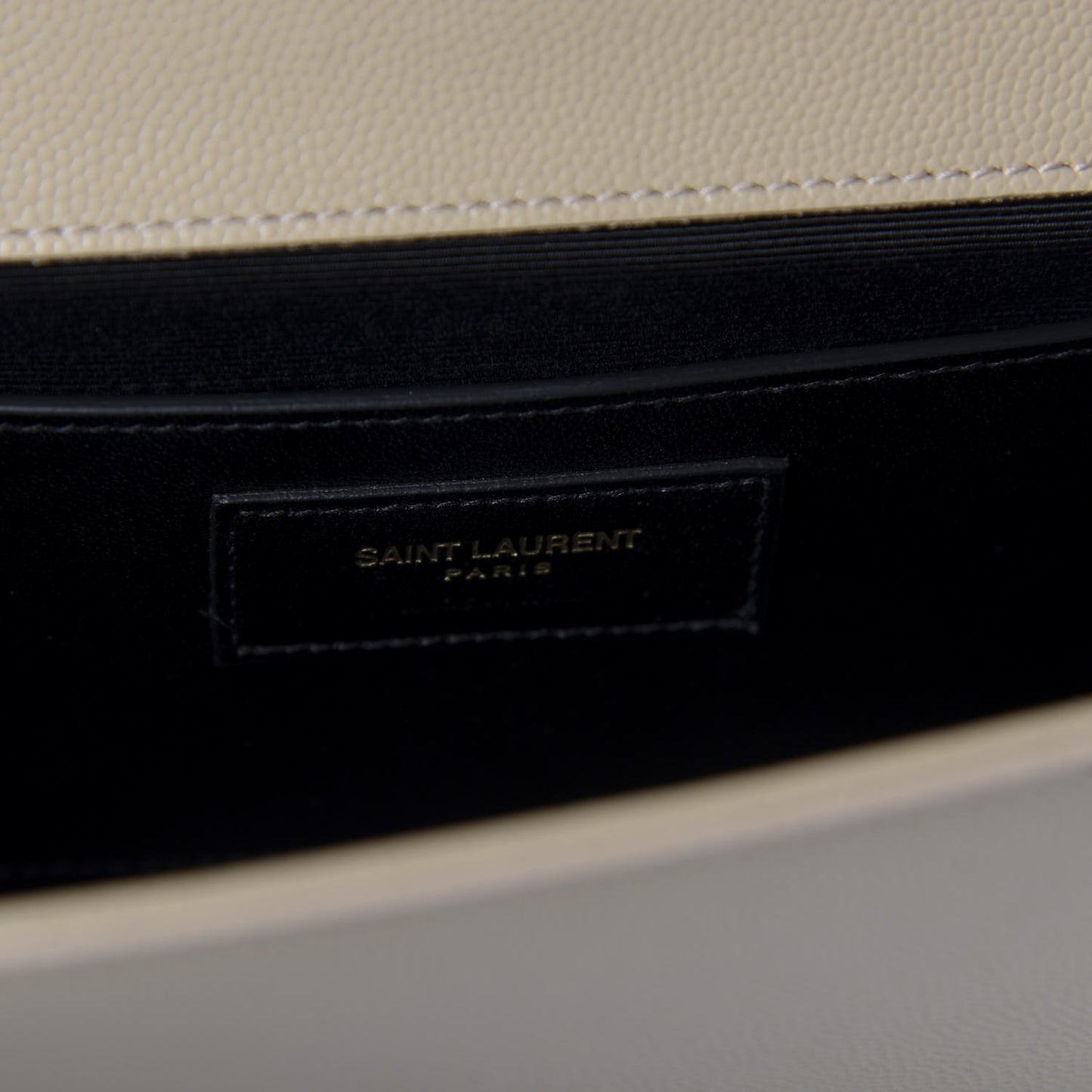 Grain De Poudre Classic Monogram Cassandre Clutch Nude Powder