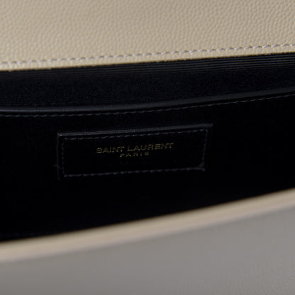 Saint Laurent Grain De Poudre Classic Monogram Cassandre Clutch Nude Powder 9 of 10