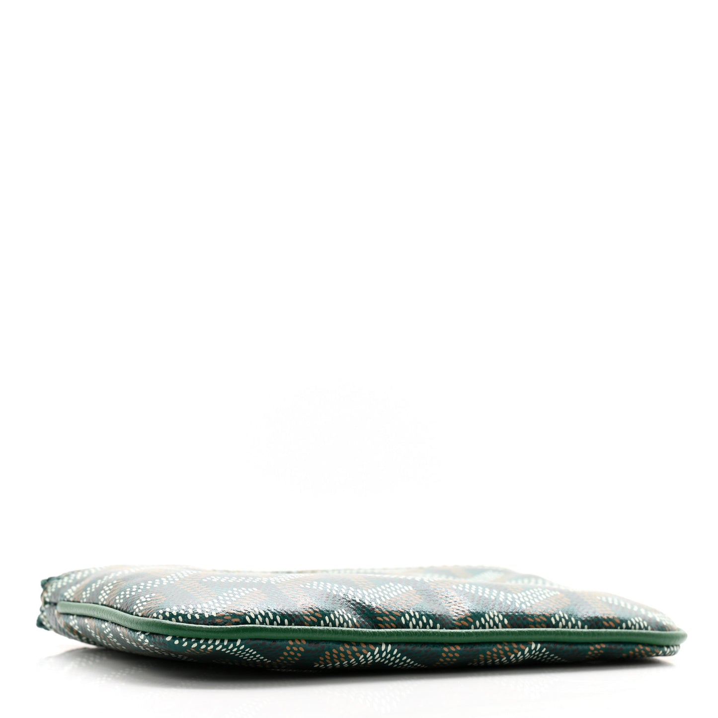 Goyardine Nano Senat Key Pouch Green