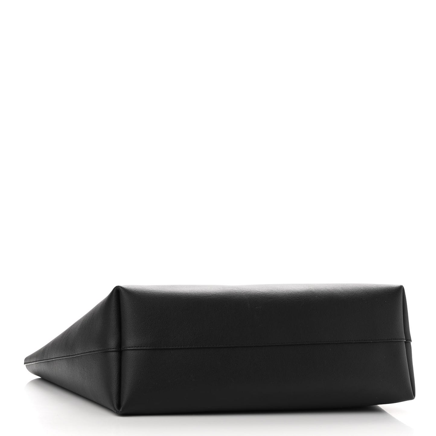 Calfskin Large Shopping Tote Black