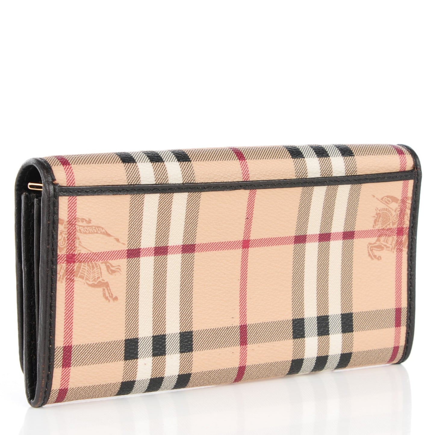 Haymarket Check Winsley Continental Wallet Chocolate